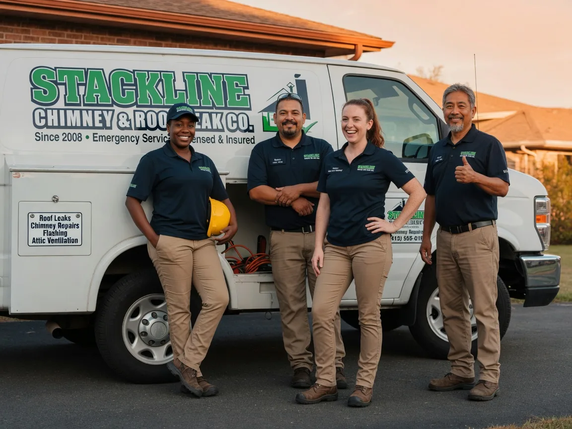 Chimney flashing repair company in Lowden, IA